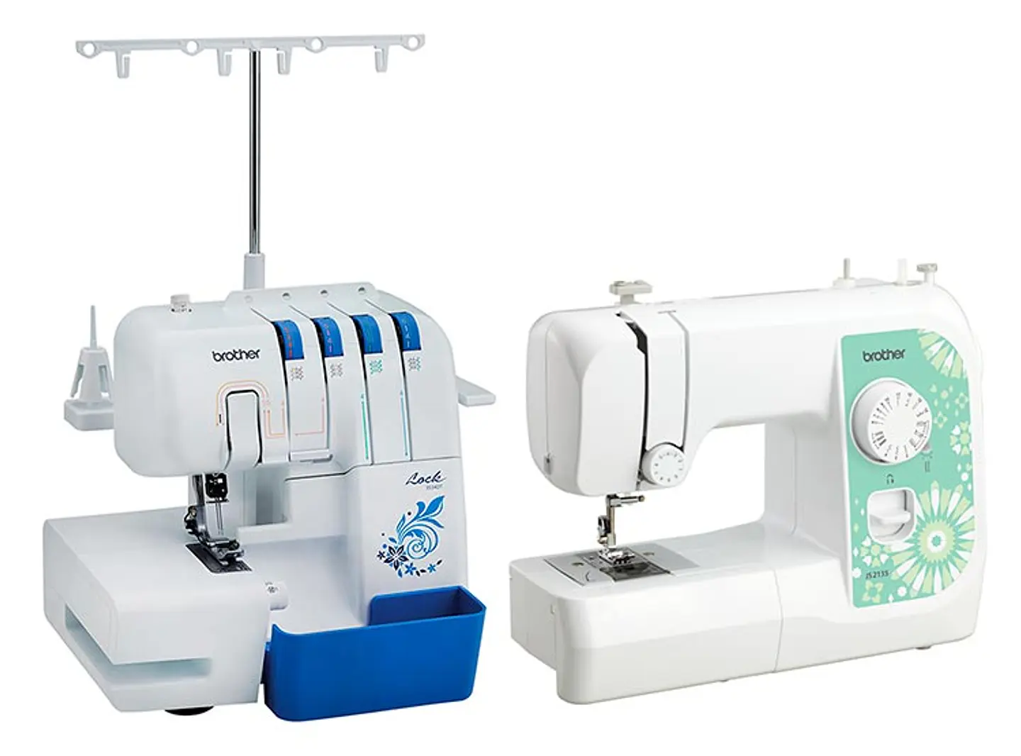 COMBO BROTHER OVERLOCK 3534D + MÁQUINA DE COSER JS2135 3
