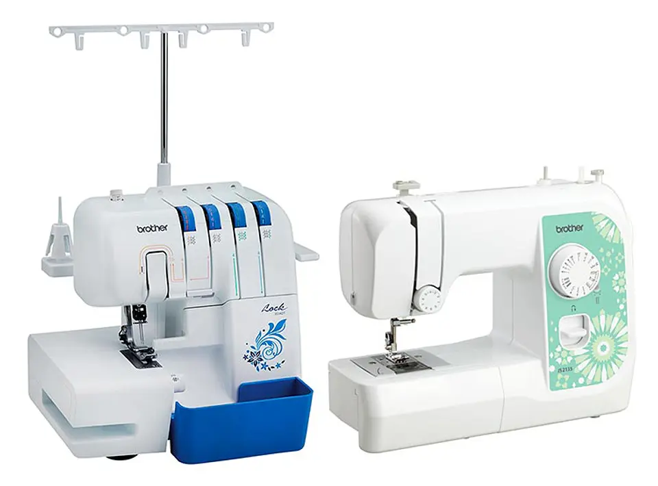COMBO BROTHER OVERLOCK 3534D + MÁQUINA DE COSER JS2135 6