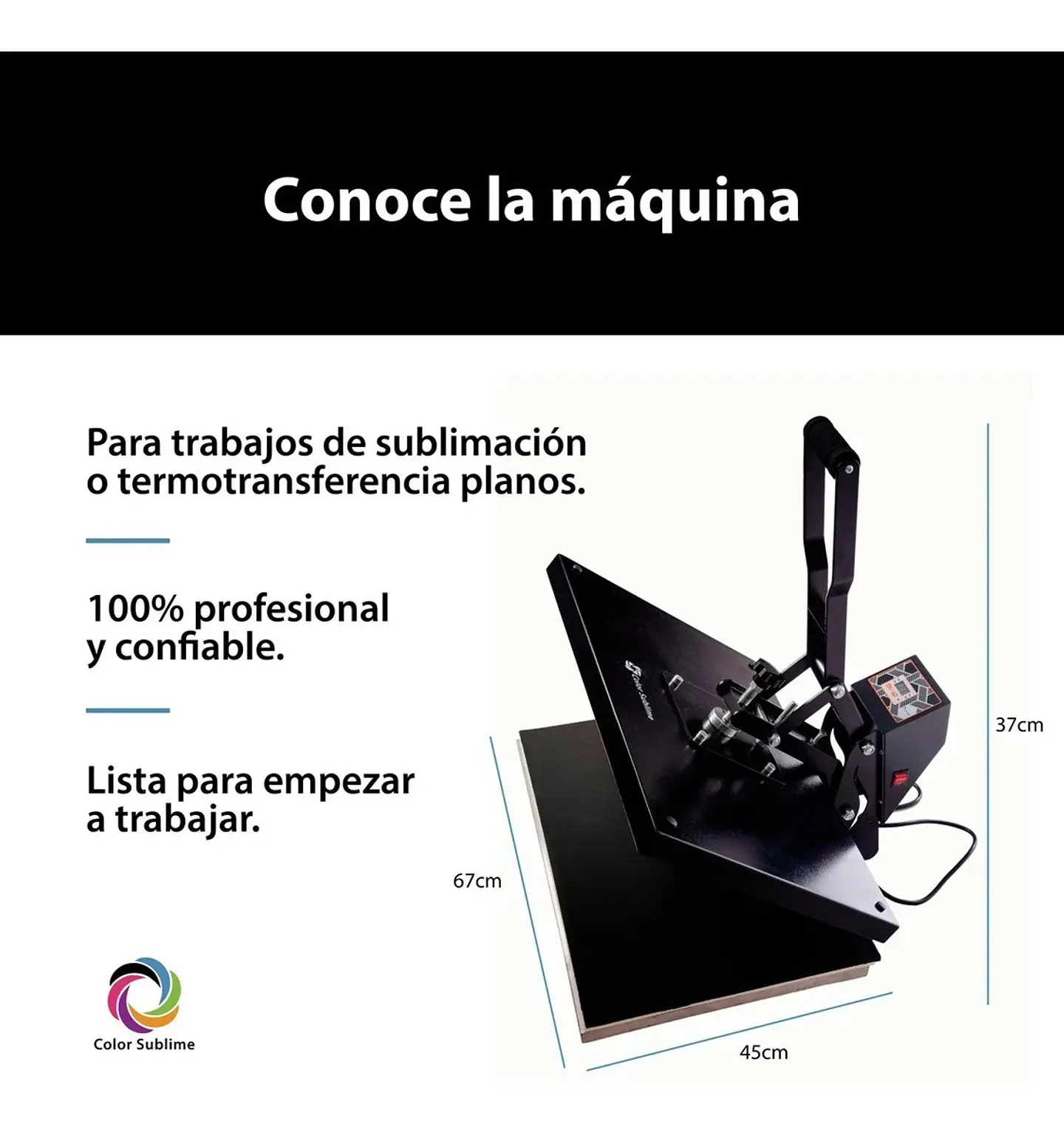 ESTAMPADORA PLANA POLERAS SUBLIMACIÓN 40X60 PLANCHA PREMIUM 3