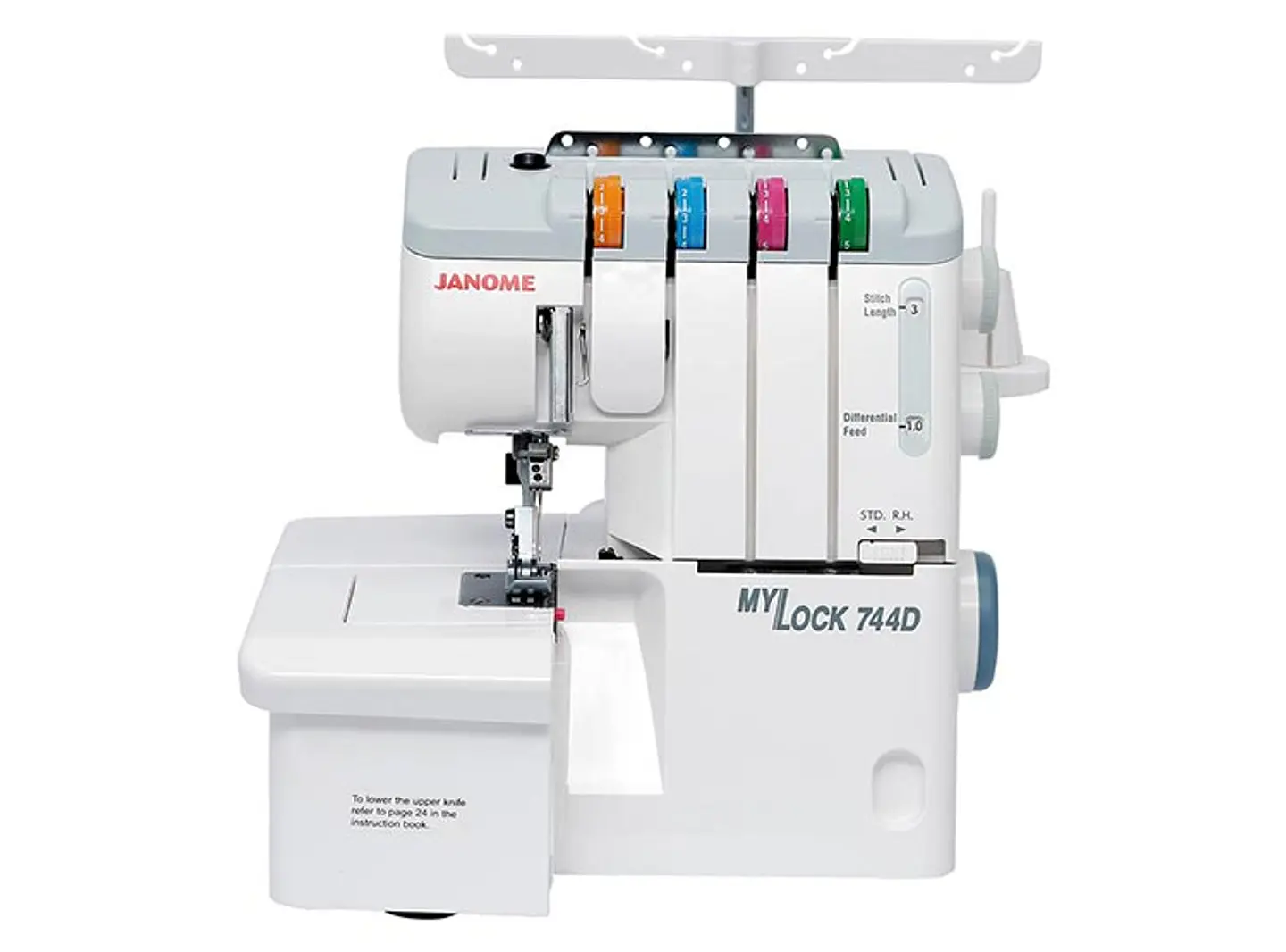 MAQUINA OVERLOCK JANOME MYLOCK 744D 7