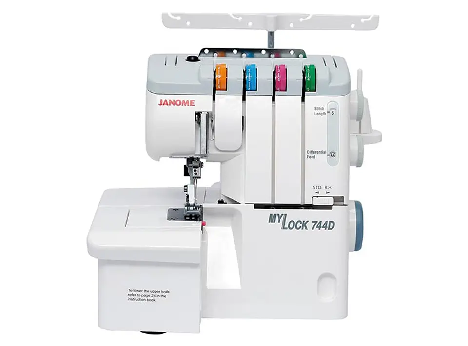 MAQUINA OVERLOCK JANOME MYLOCK 744D 7