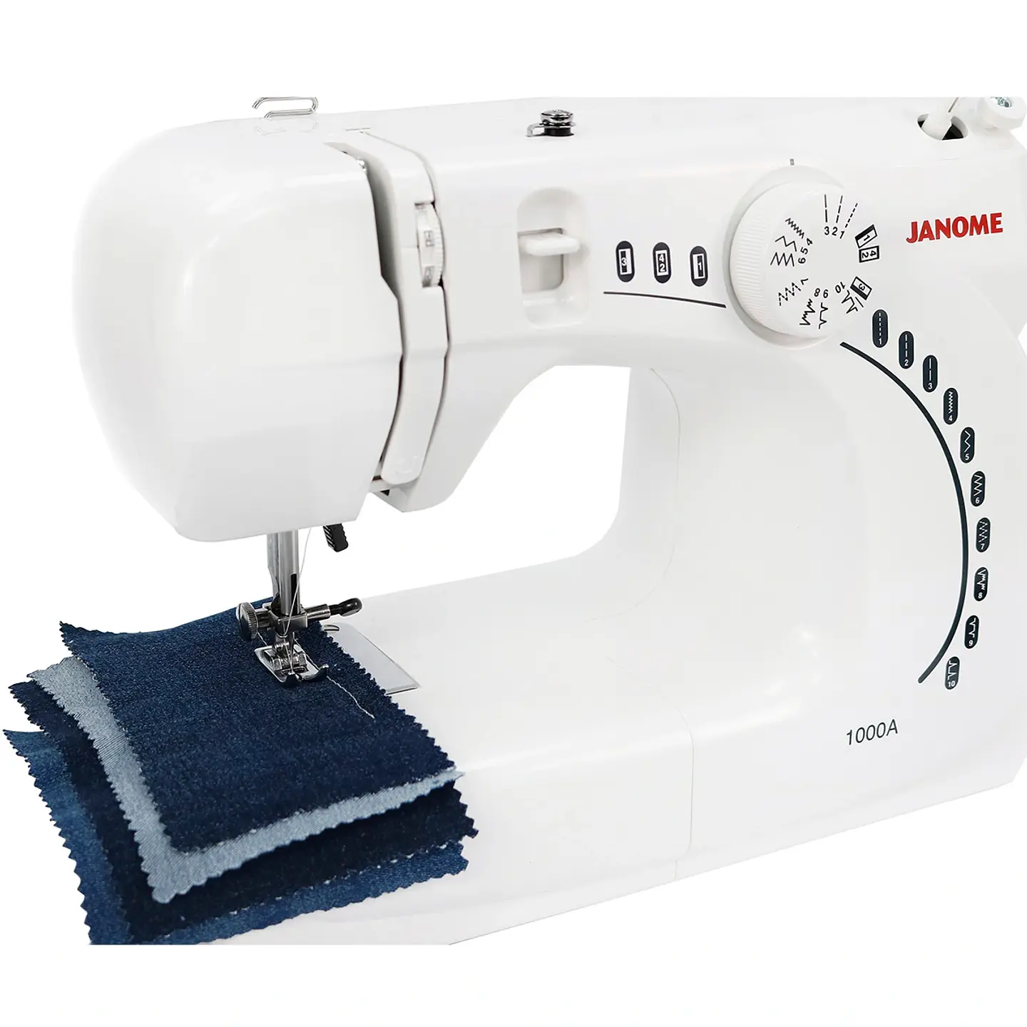 MÁQUINA DE COSER JANOME 1000A + OVERLOCK 8002D 4