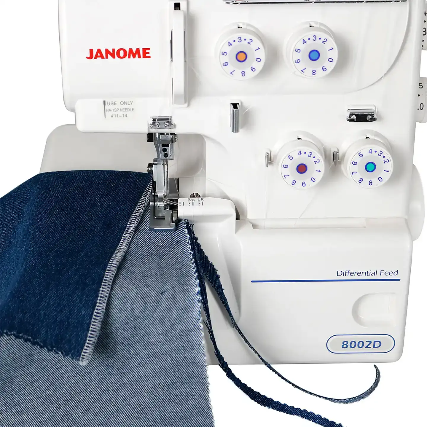 MAQUINA DE COSER OVERLOCK JANOME 8002D 6