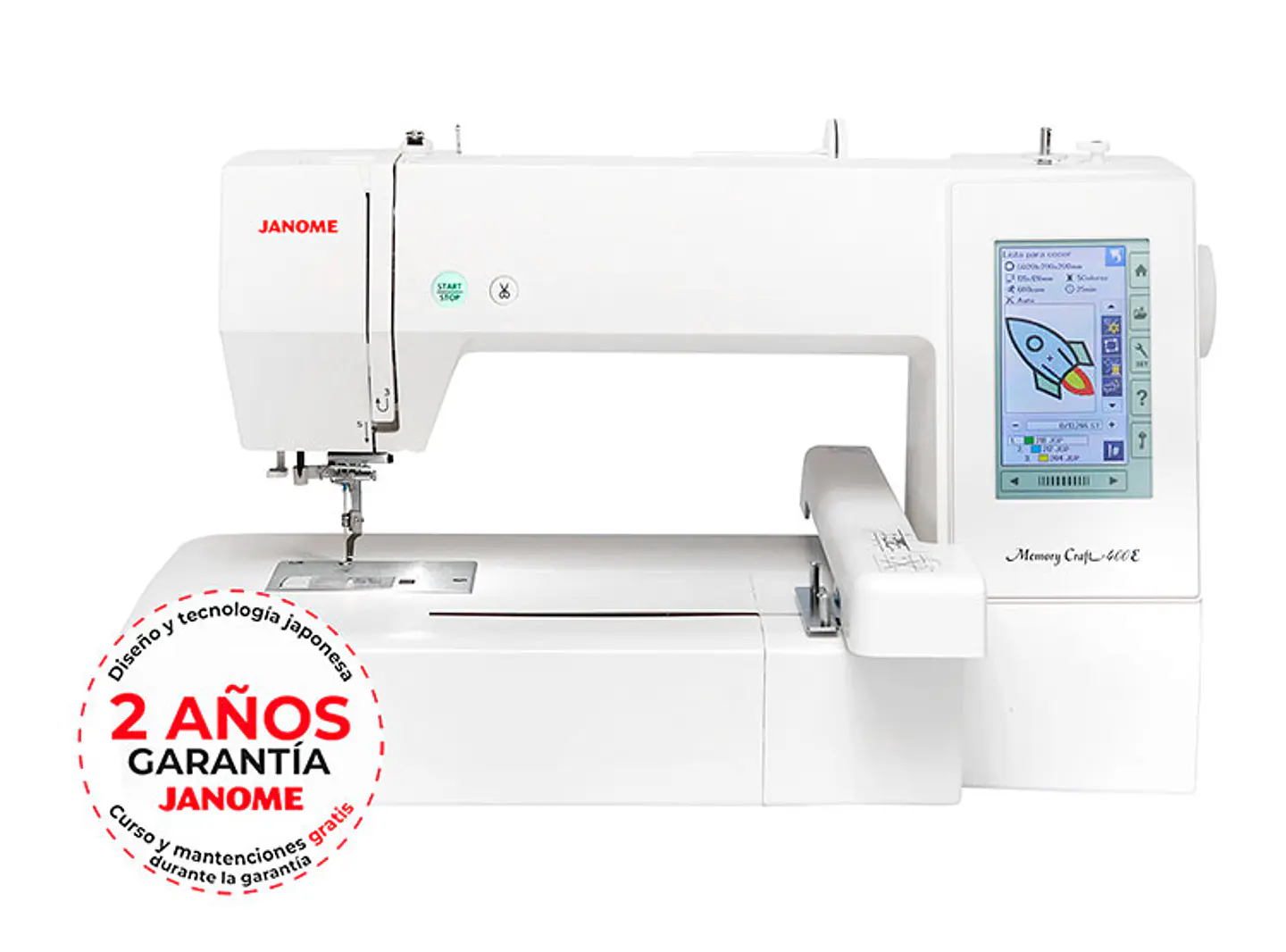 MAQUINA BORDADORA JANOME MC400E 7