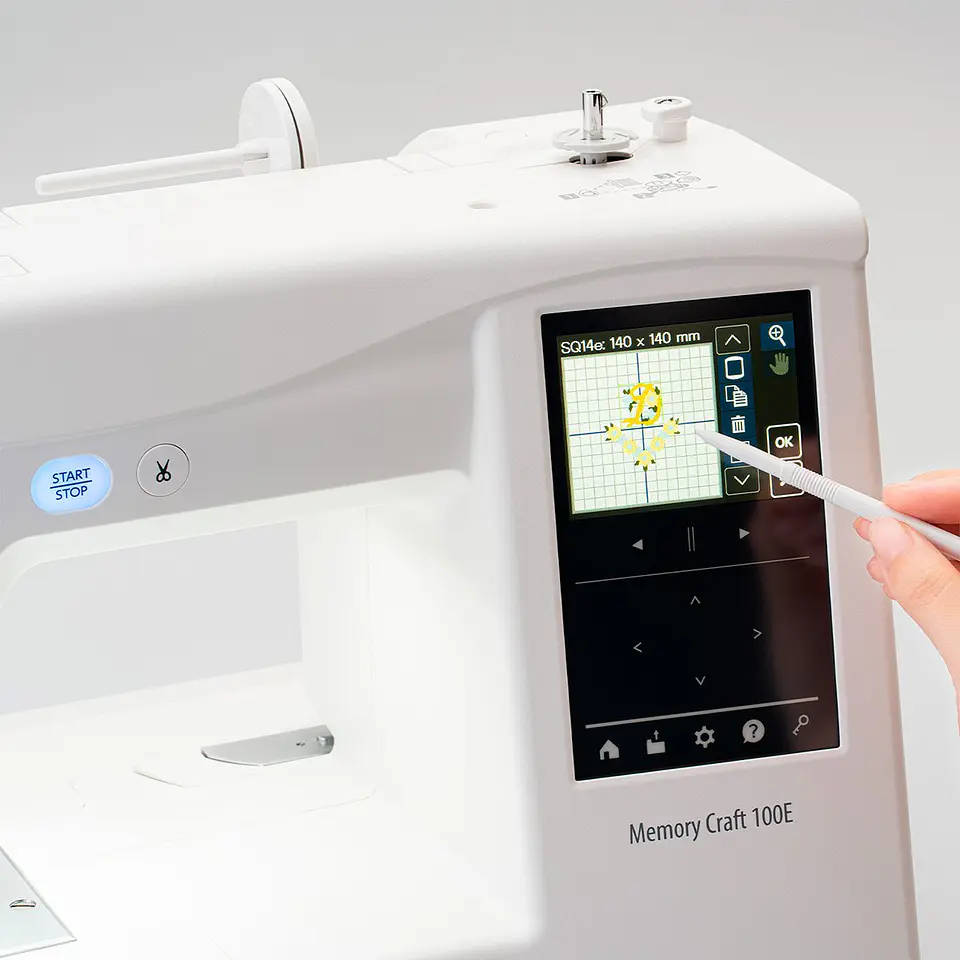 BORDADORA JANOME MEMORY CRAFT 100E 3