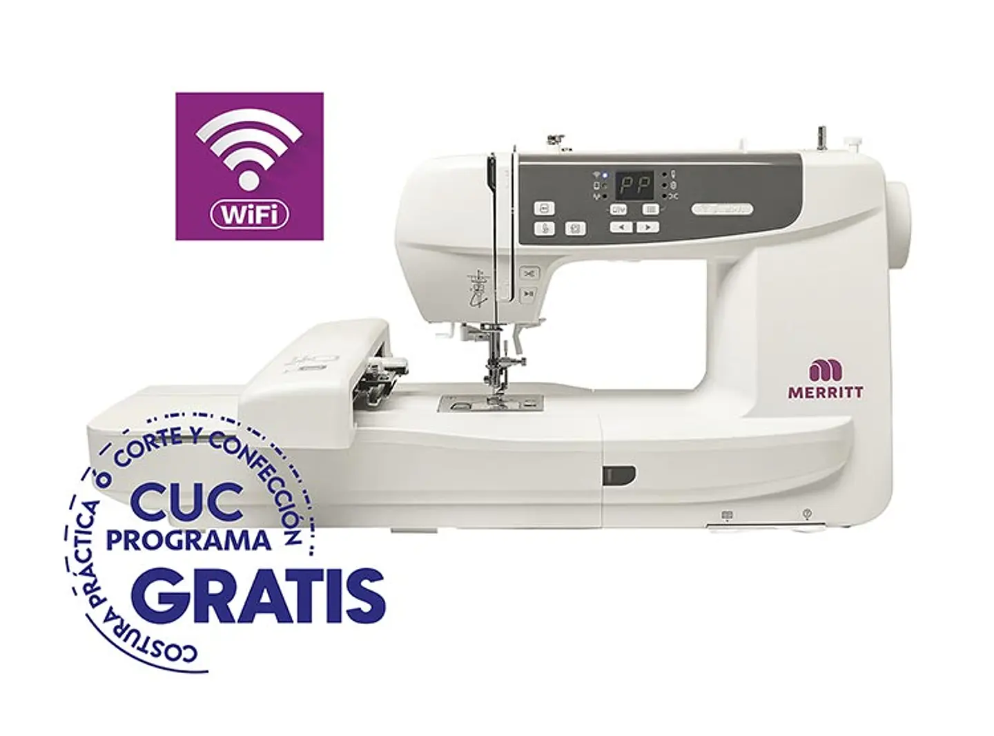 MAQUINA BORDADORA MERRIT BORDA 2 8