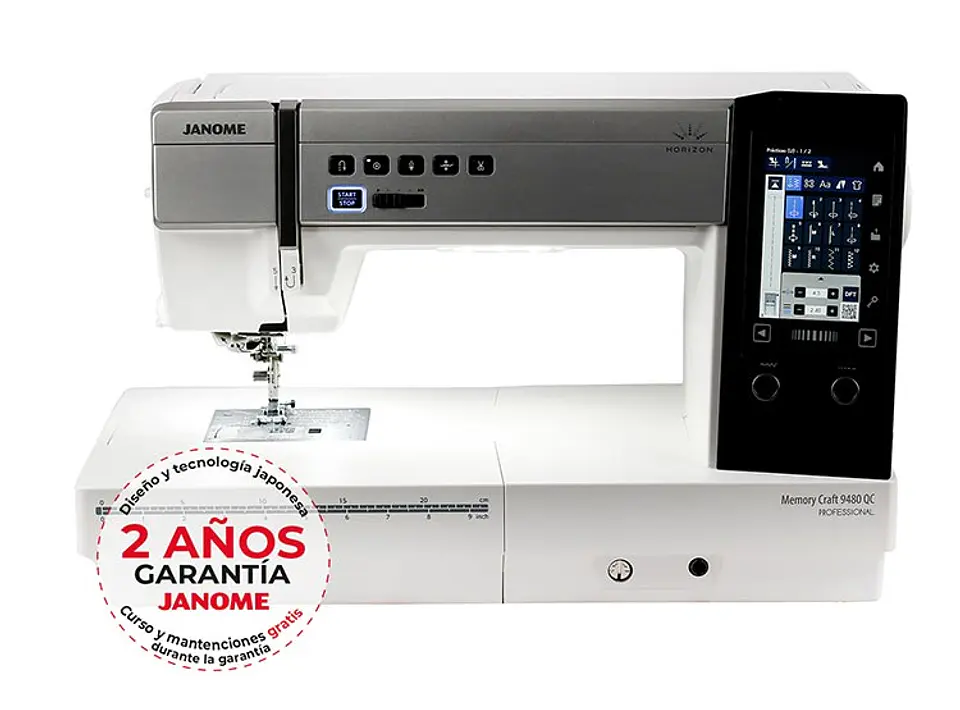 MÁQUINA DE COSER JANOME PROFESIONAL MEMORY CRAFT 9480QCP 5