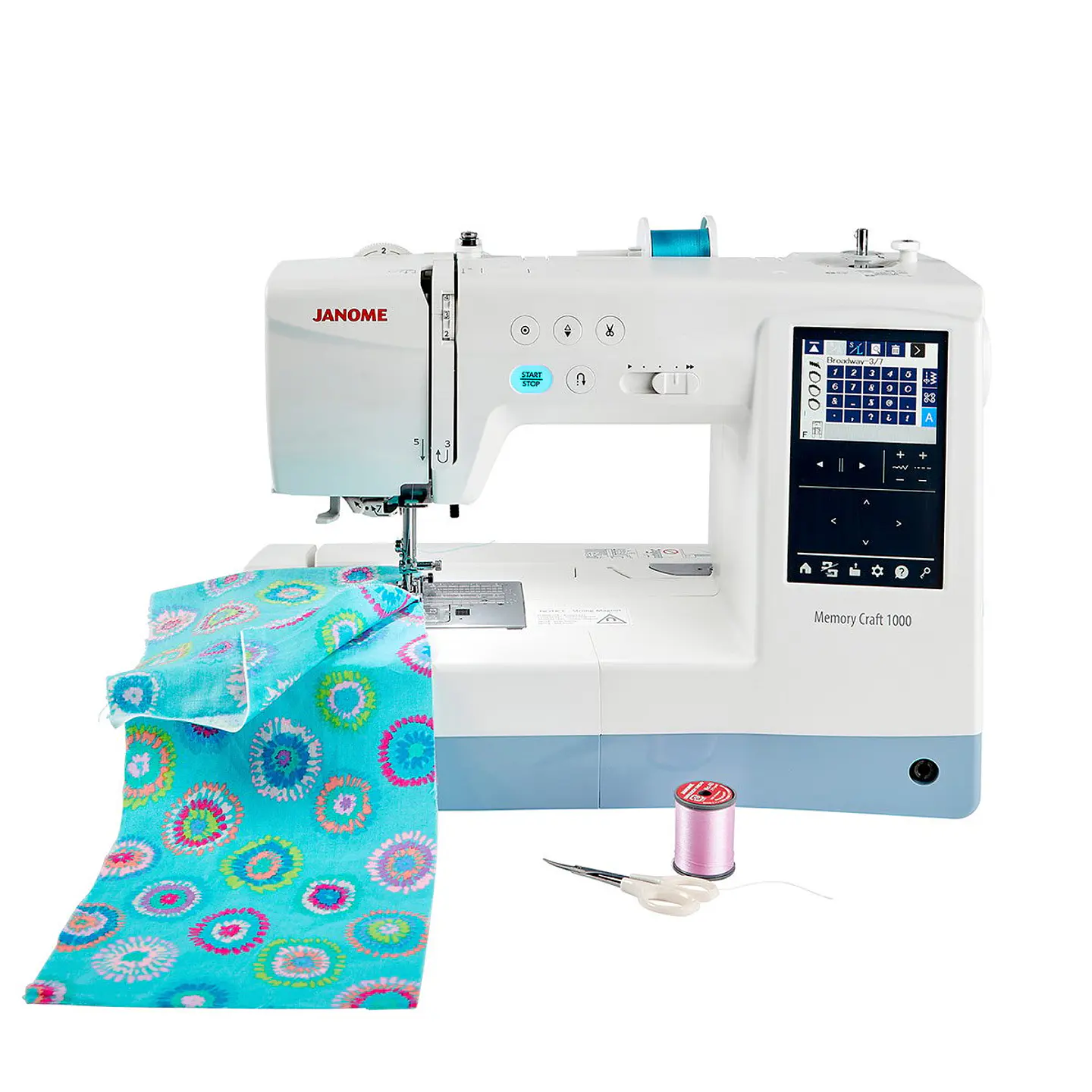 MÁQUINA DE COSER BORDAR JANOME MEMORY CRAFT 1000 5