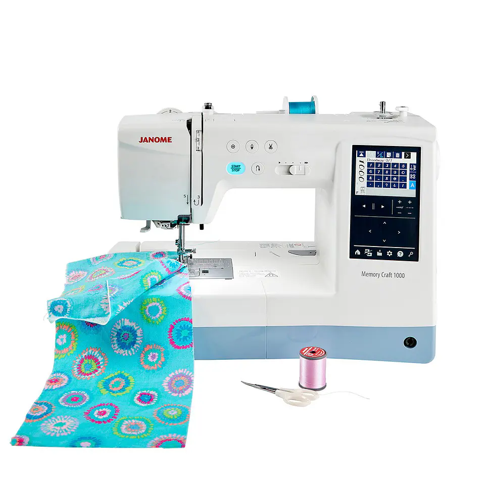 MÁQUINA DE COSER BORDAR JANOME MEMORY CRAFT 1000 5