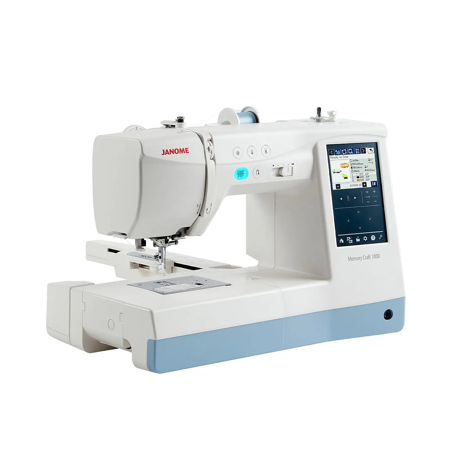 MÁQUINA DE COSER BORDAR JANOME MEMORY CRAFT 1000 7