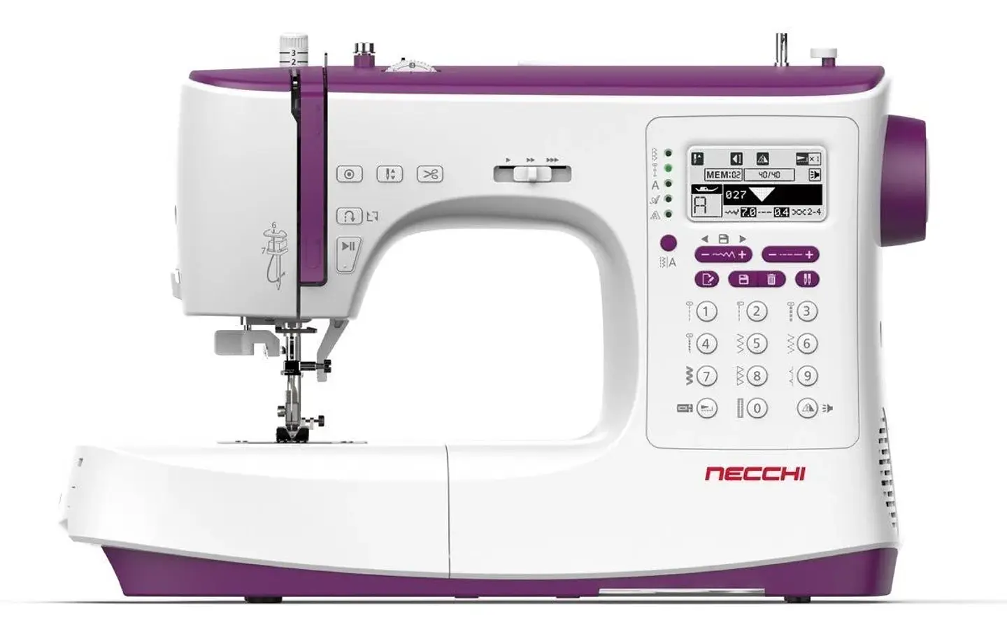MAQUINA DE COSER NECCHI NC204D CON MESA Y 13 PRENSATELAS 1