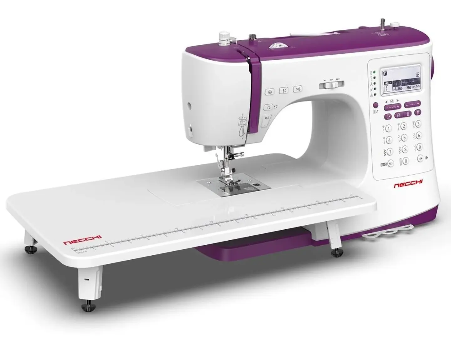 MAQUINA DE COSER NECCHI NC204D CON MESA Y 13 PRENSATELAS 4