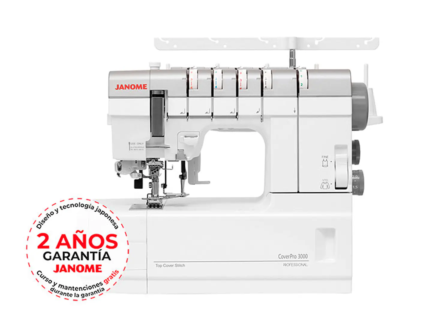 MÁQUINA COSER JANOME COVERPRO3000P COLLERETERA 5