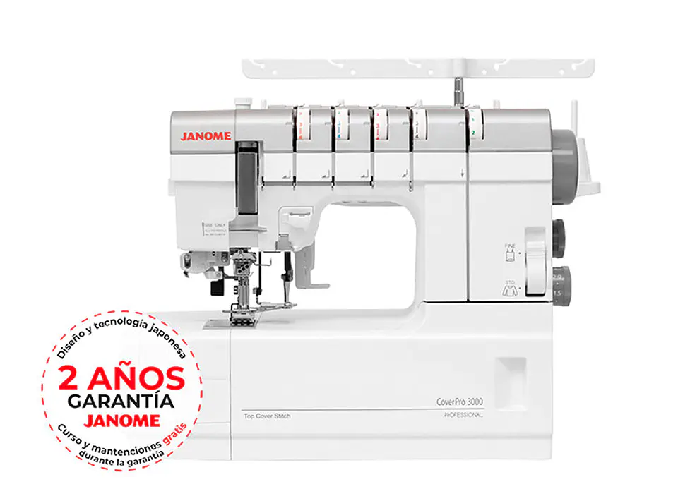 MÁQUINA COSER JANOME COVERPRO3000P COLLERETERA 5