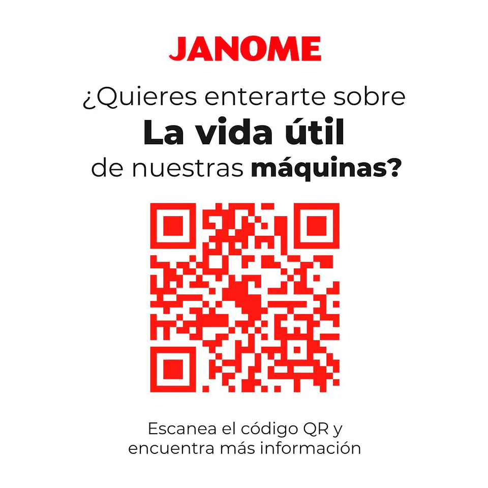 PACK JANOME MAQUINA DE COSER 1050DC + MAQUINA OVERLOCK 8002D 7