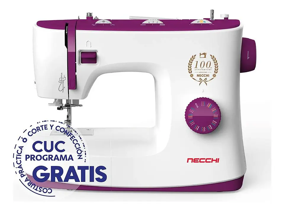 MAQUINA DE COSER NECCHI K132A CON OJALES AUTOMATICOS 6