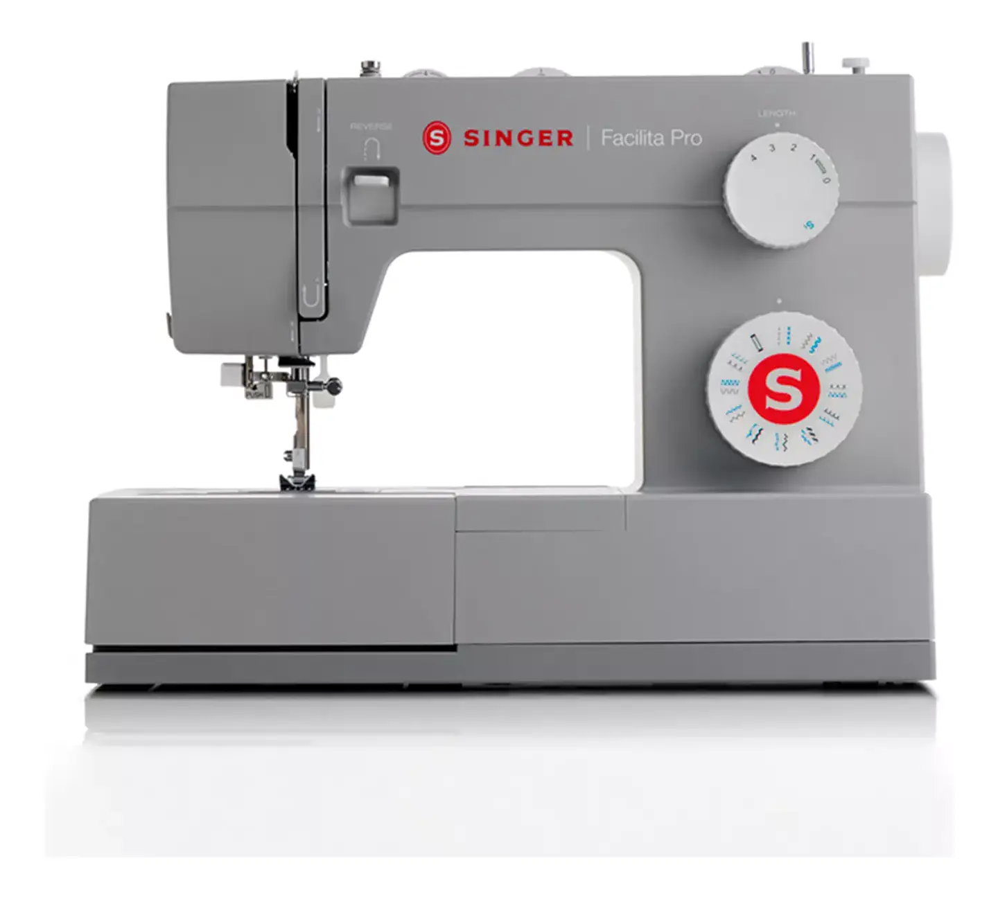 MÁQUINA DE COSER RECTA SINGER FACILITA PRO 4423 HEAVY DUTY PORTABLE GRIS 220V - 240V 1