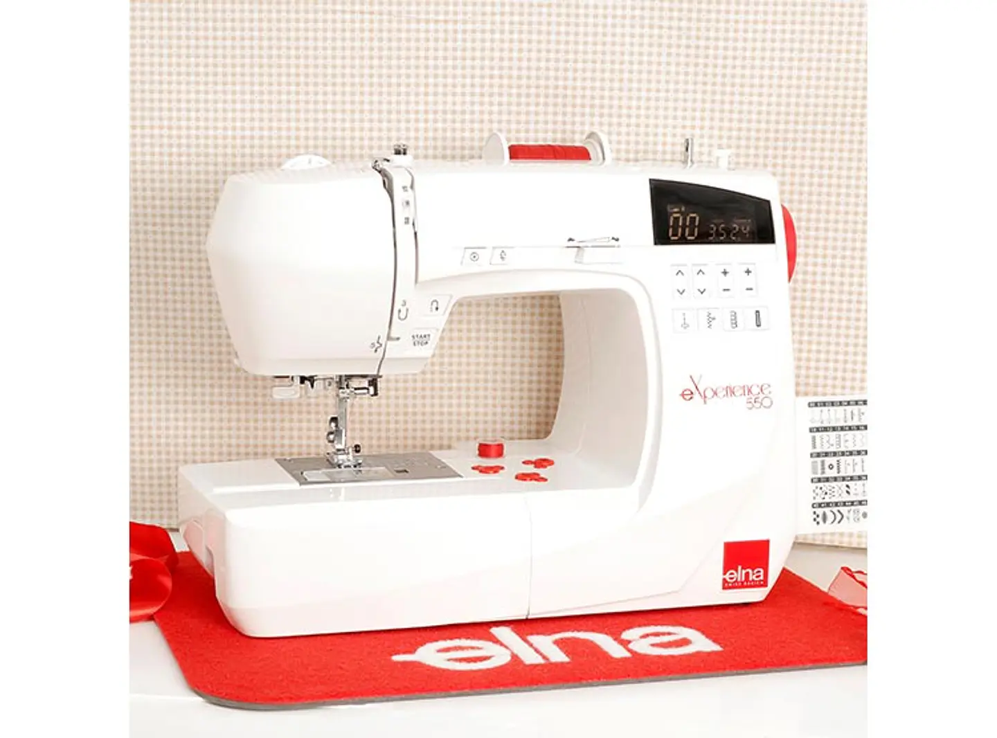 MAQUINA COSER JANOME ELNA EXPERIENCE 550 COMPUTARIZADA ELNA EXP550 7