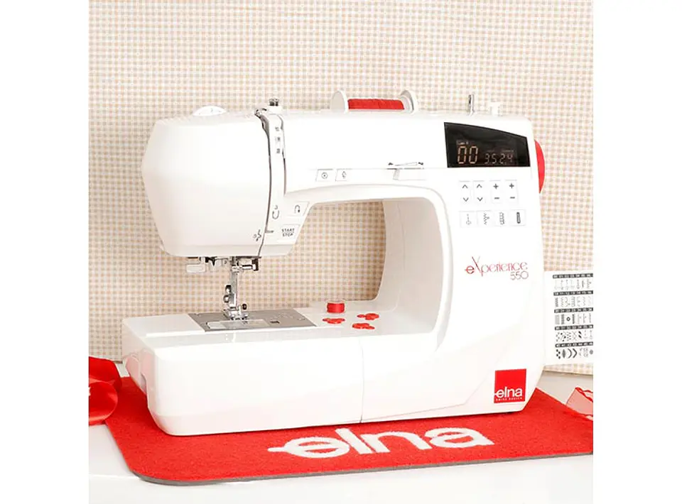 MAQUINA COSER JANOME ELNA EXPERIENCE 550 COMPUTARIZADA ELNA EXP550 7