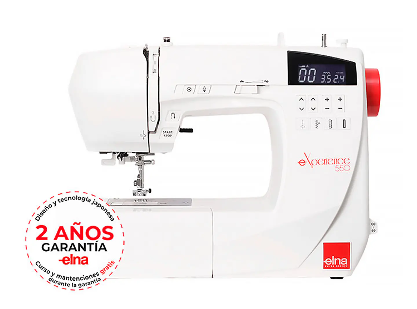 MAQUINA COSER JANOME ELNA EXPERIENCE 550 COMPUTARIZADA ELNA EXP550 8