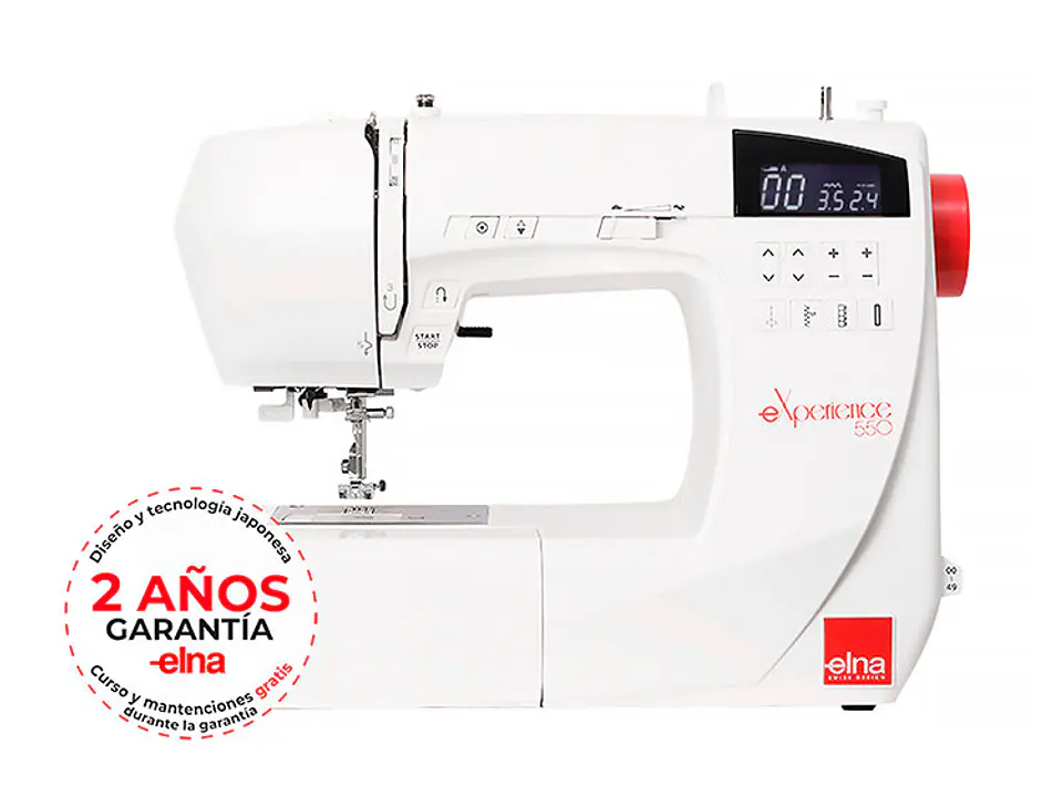 MAQUINA COSER JANOME ELNA EXPERIENCE 550 COMPUTARIZADA ELNA EXP550 8