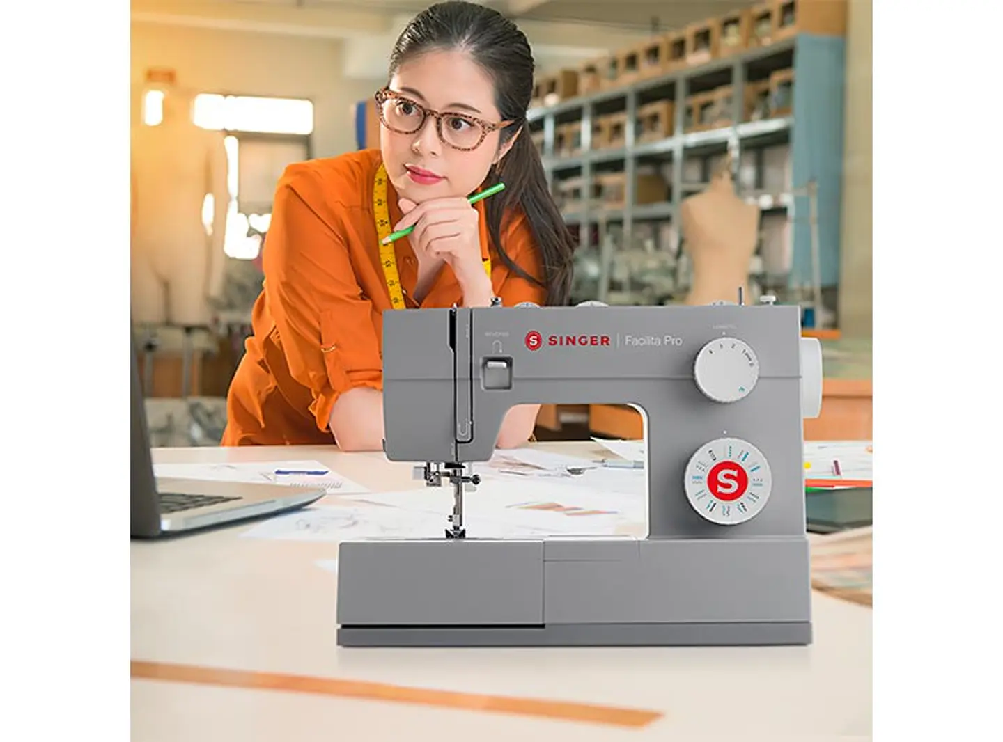 MÁQUINA DE COSER SINGER FACILITA PRO 4423 HEAVY DUTY 5