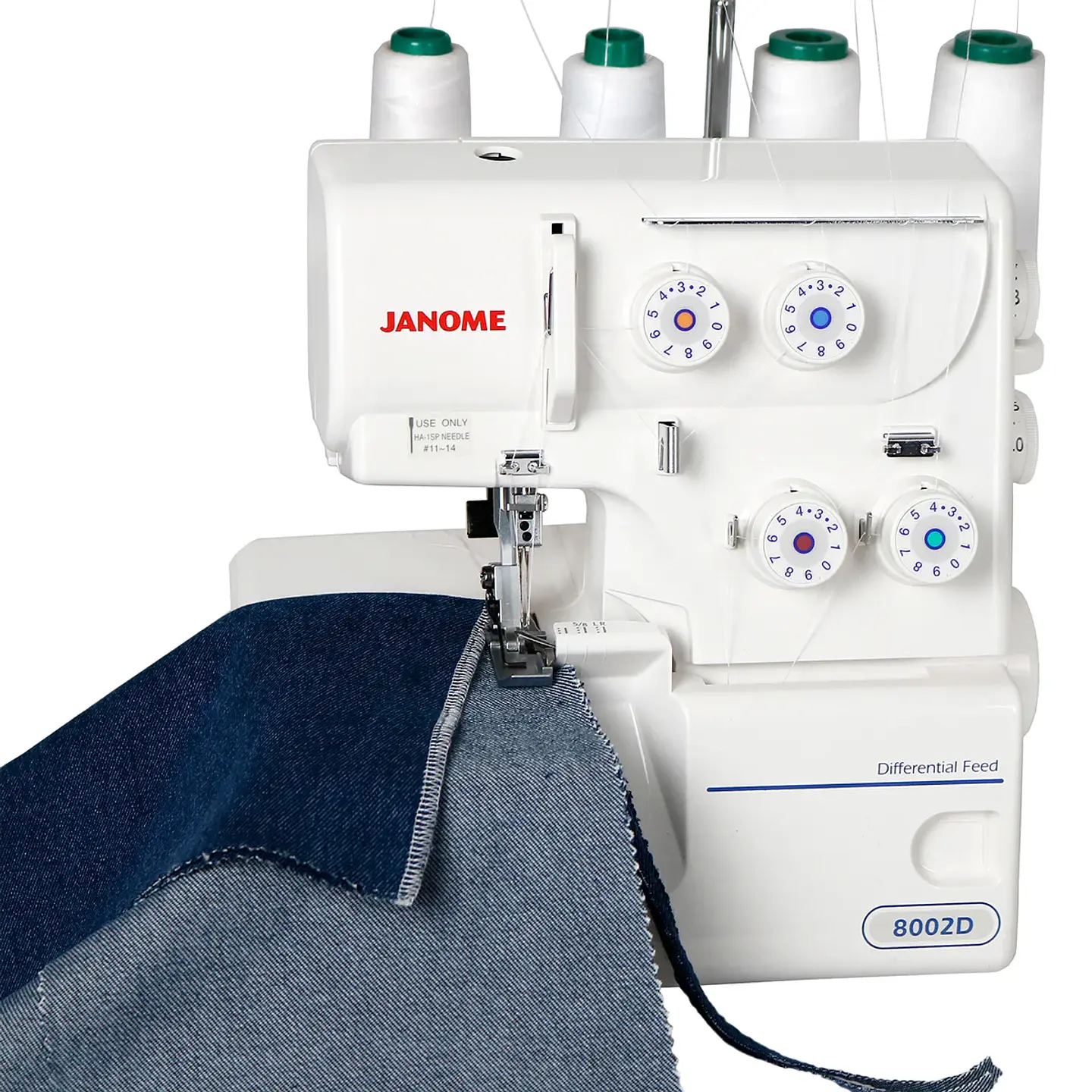 MÁQUINA DE COSER JANOME 1000A + OVERLOCK 8002D 8