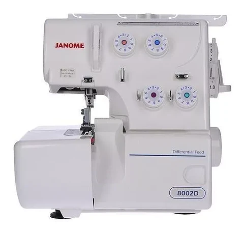 MÁQUINA DE COSER OVERLOCK JANOME PORTABLE COLOR BLANCO 220V