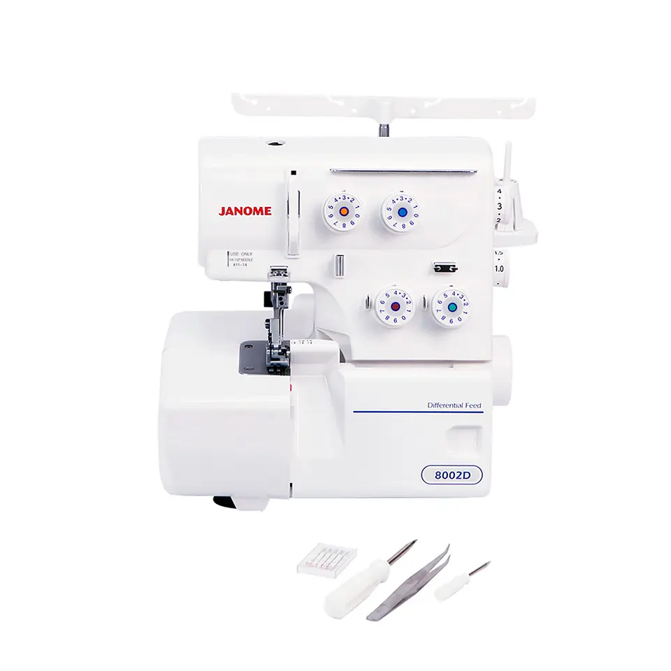 MAQUINA DE COSER OVERLOCK JANOME 8002D 5