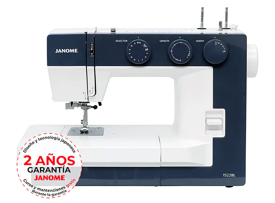 MAQUINA COSER JANOME 1522BL MECANICA 6