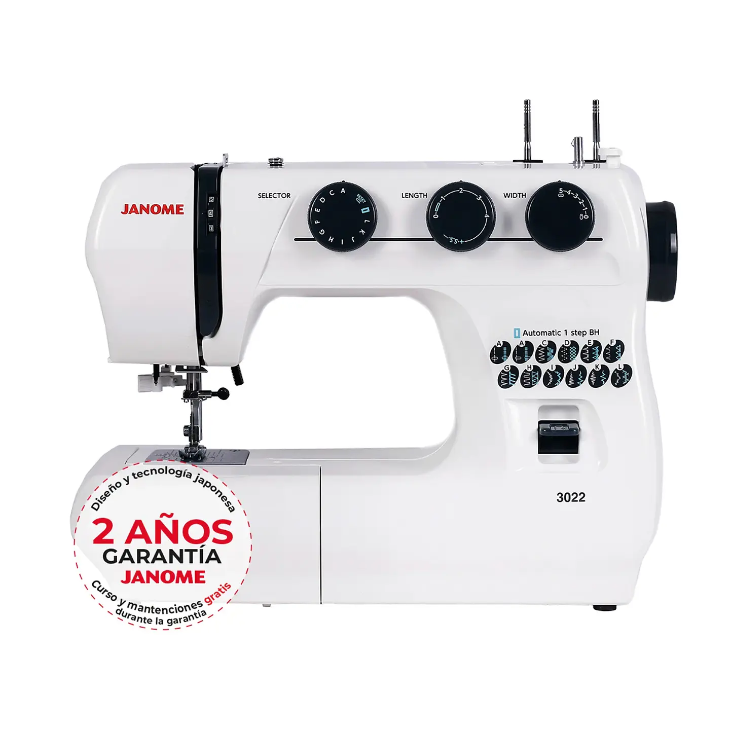 MAQUINA DE COSER JANOME 3022 8
