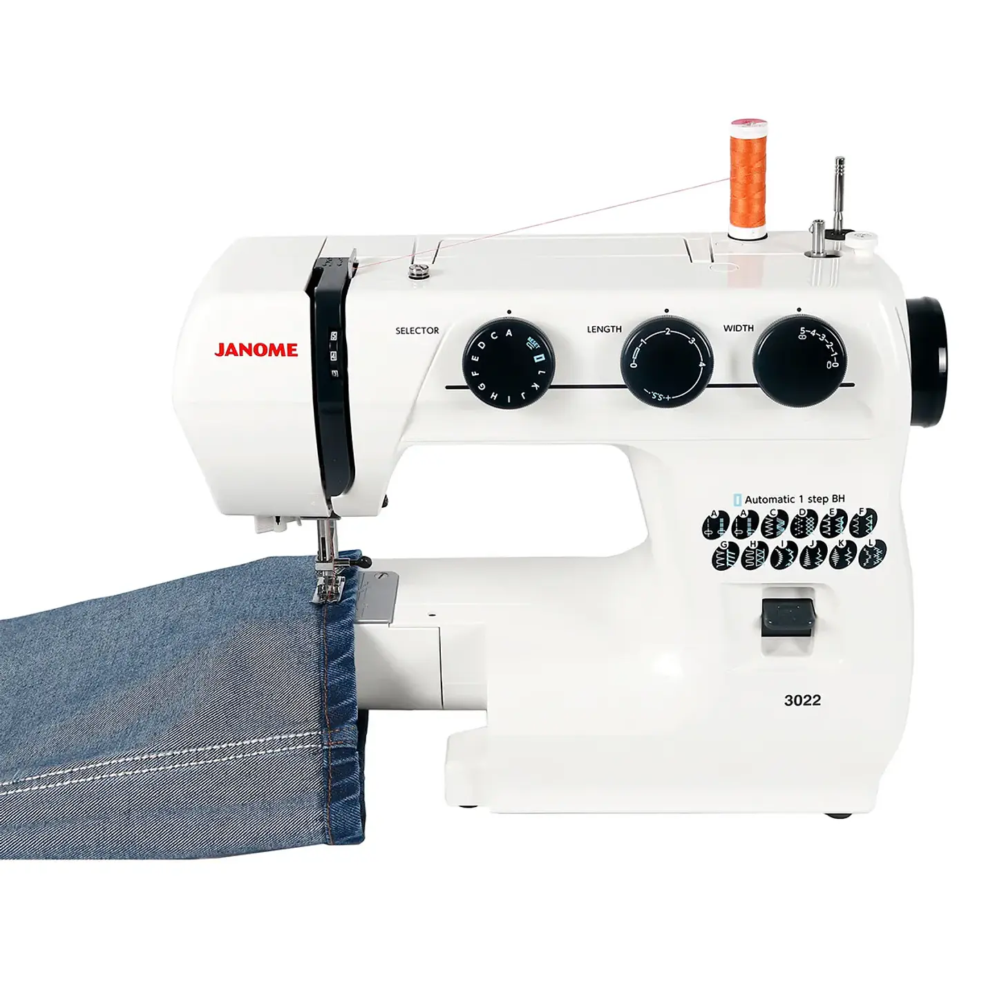 MAQUINA DE COSER JANOME 3022 9