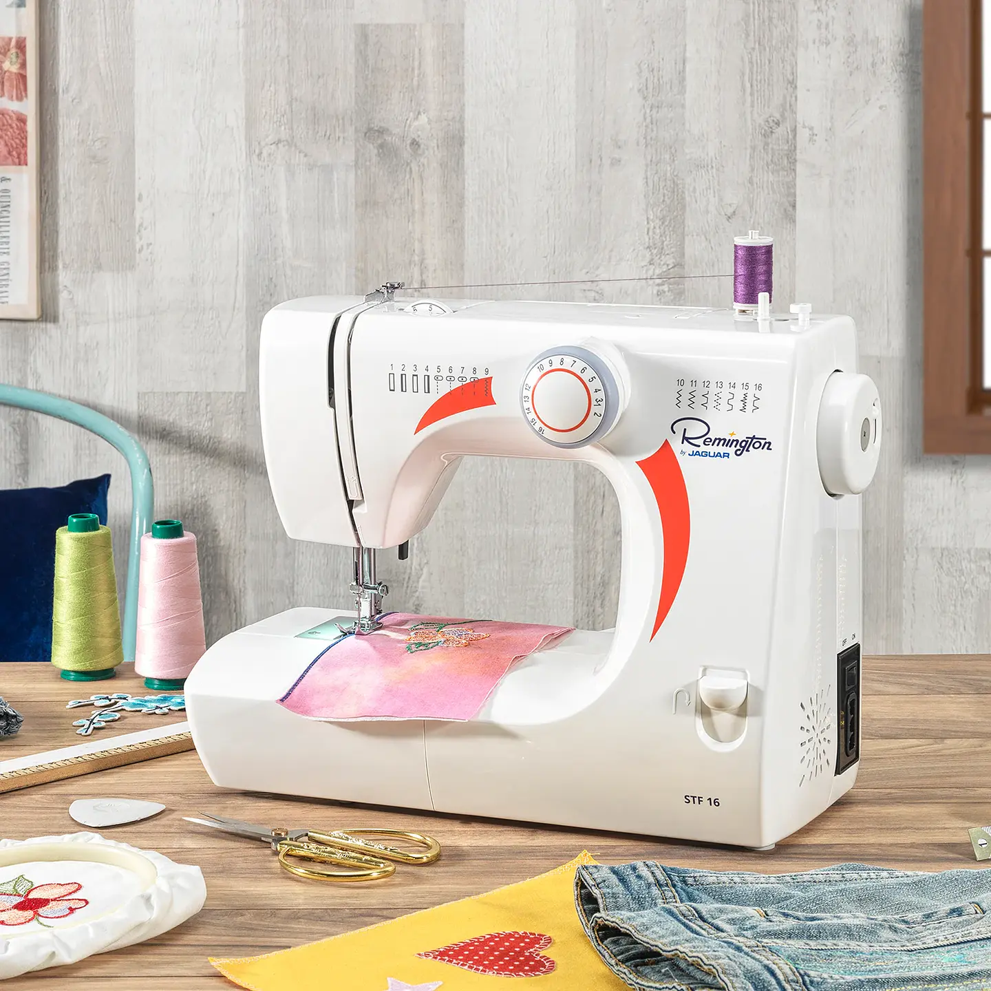 MÁQUINA DE COSER REMINGTON STF 16 8