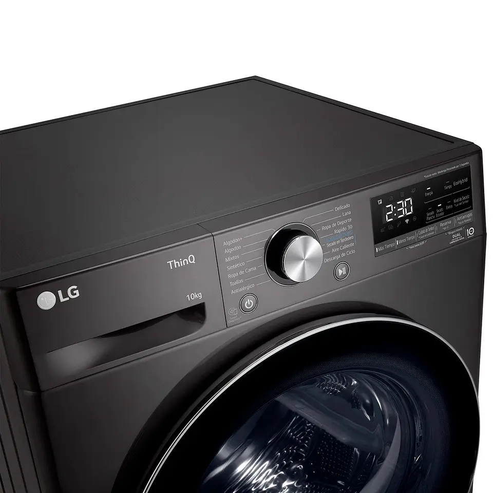 SECADORA DE ROPA LG BOMBA DE CALOR 10KG DF10BVC2S6R 8