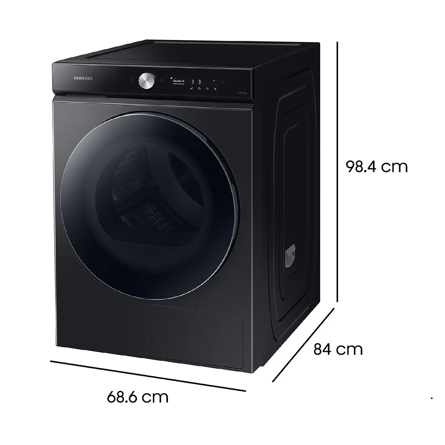 SECADORA DE ROPA BOMBA DE CALOR SAMSUNG BE SPOKE DV17B9750CV 17KG NEGRO 9