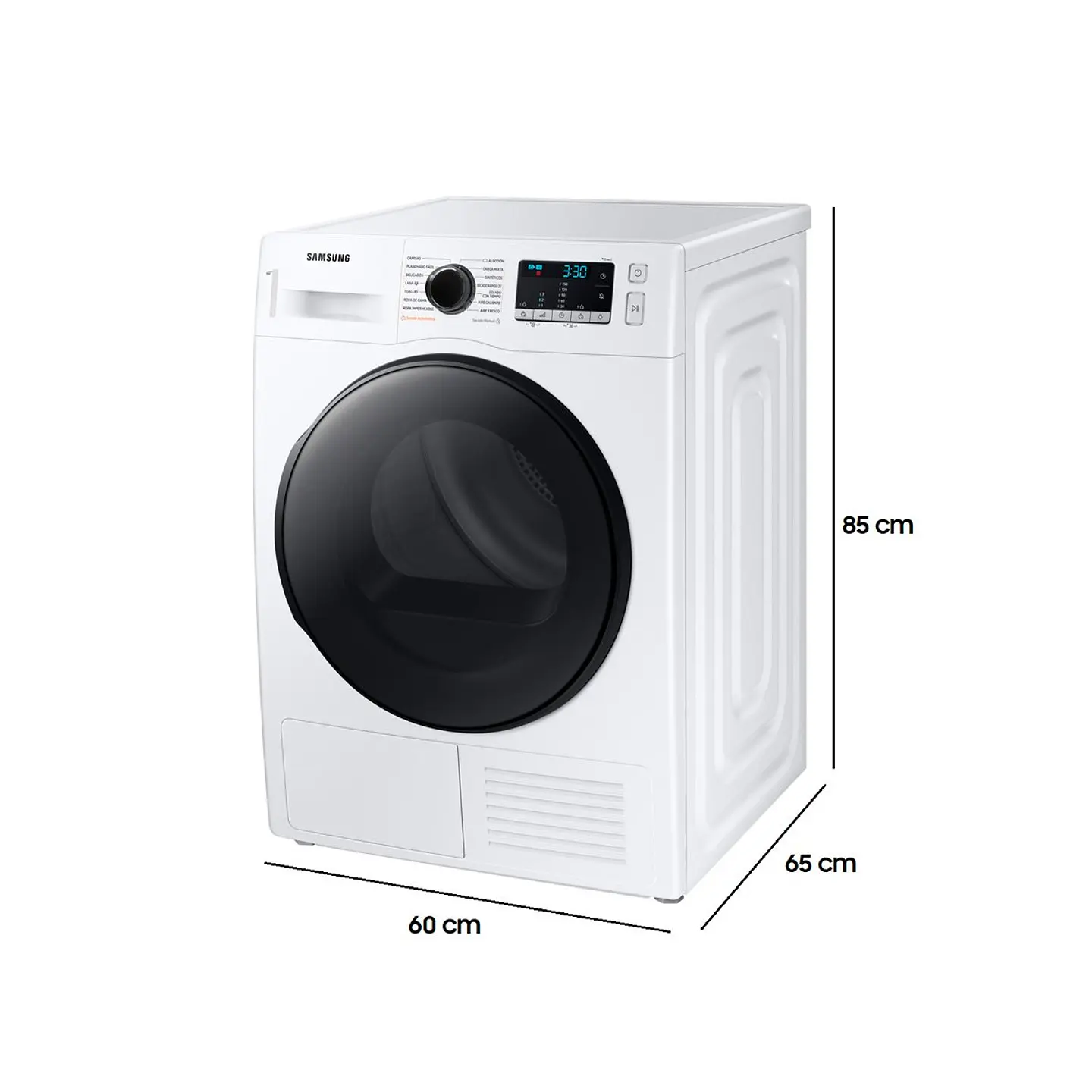 SECADORA DE ROPA BOMBA DE CALOR SAMSUNG DV90TA040BE 9KG BLANCO 4