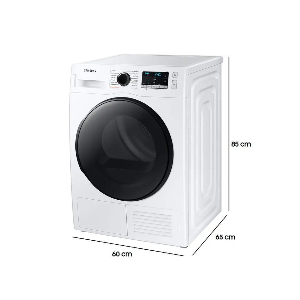 SECADORA DE ROPA BOMBA DE CALOR SAMSUNG DV90TA040BE 9KG BLANCO 4