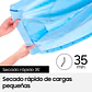 SECADORA DE ROPA BOMBA DE CALOR SAMSUNG DV90TA040BE 9KG BLANCO - Miniatura 7