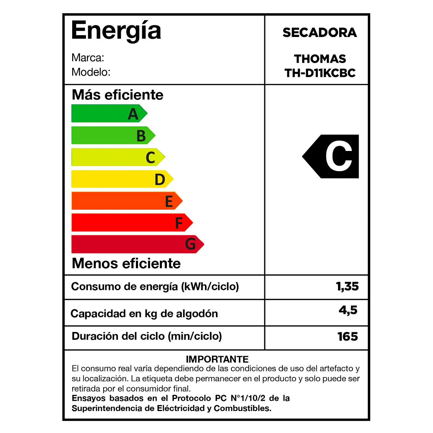 SECADORA ELE CTRICA 11 KG POR CONDENSACION CON BOMBA CALOR 6