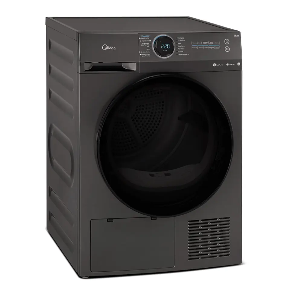 SECADORA DE ROPA BOMBA DE CALOR MIDEA MD200H120 12KG TITANIO 1