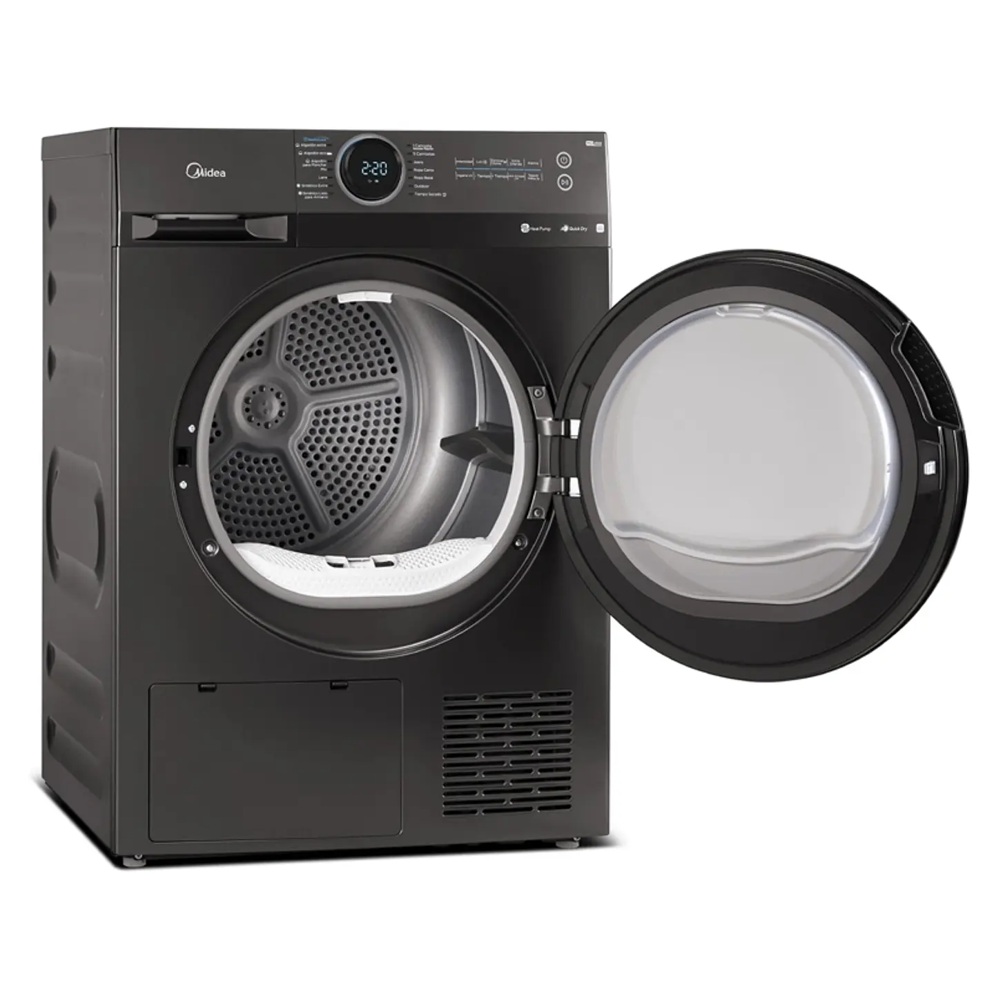 SECADORA DE ROPA BOMBA DE CALOR MIDEA MD200H120 12KG TITANIO 6