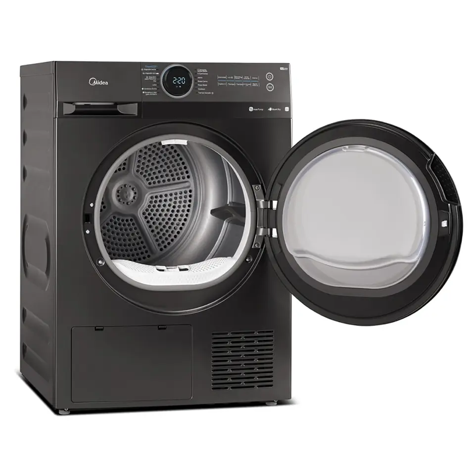 SECADORA DE ROPA BOMBA DE CALOR MIDEA MD200H120 12KG TITANIO 6