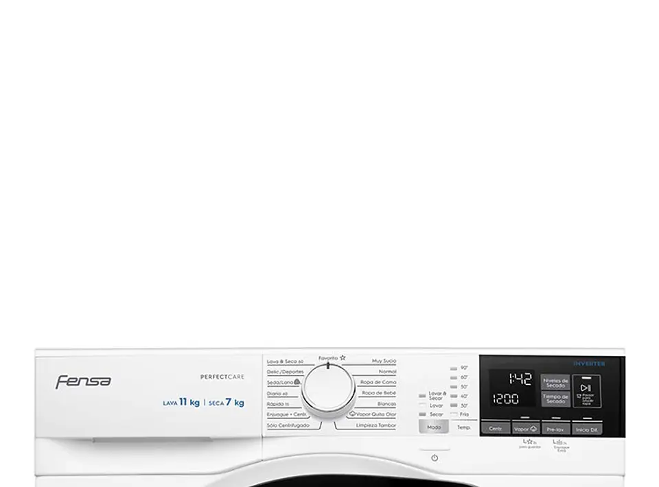 LAVADORA SECADORA FENSA PERFECT CARE 11WD 11KG/7KG BLANCO 7