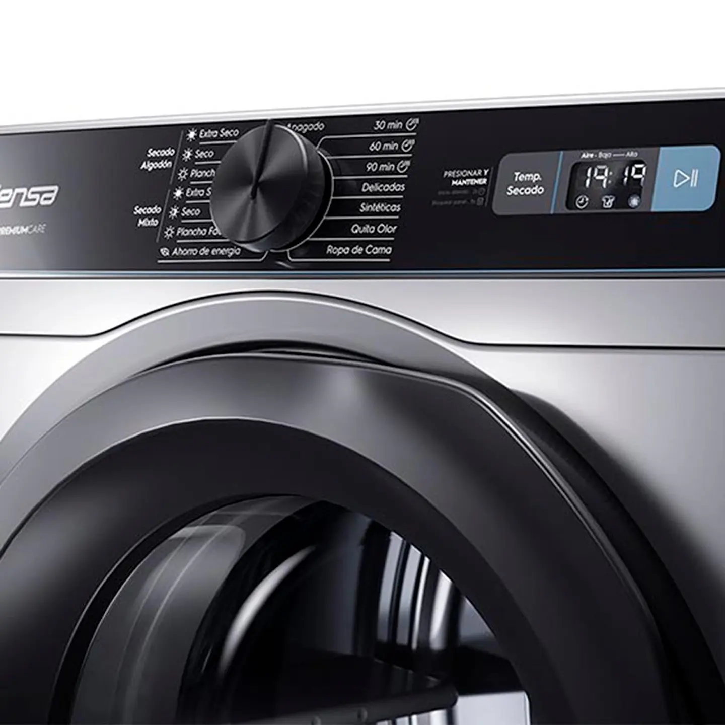 SECADORA DE ROPA POR VENTILACIÓN MADEMSA PREMIUM CARE PRO 9D 9KG GRIS 7