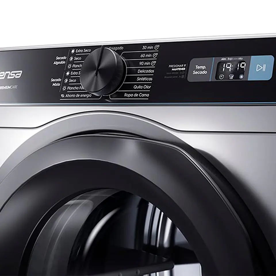 SECADORA DE ROPA POR VENTILACIÓN MADEMSA PREMIUM CARE PRO 9D 9KG GRIS 7