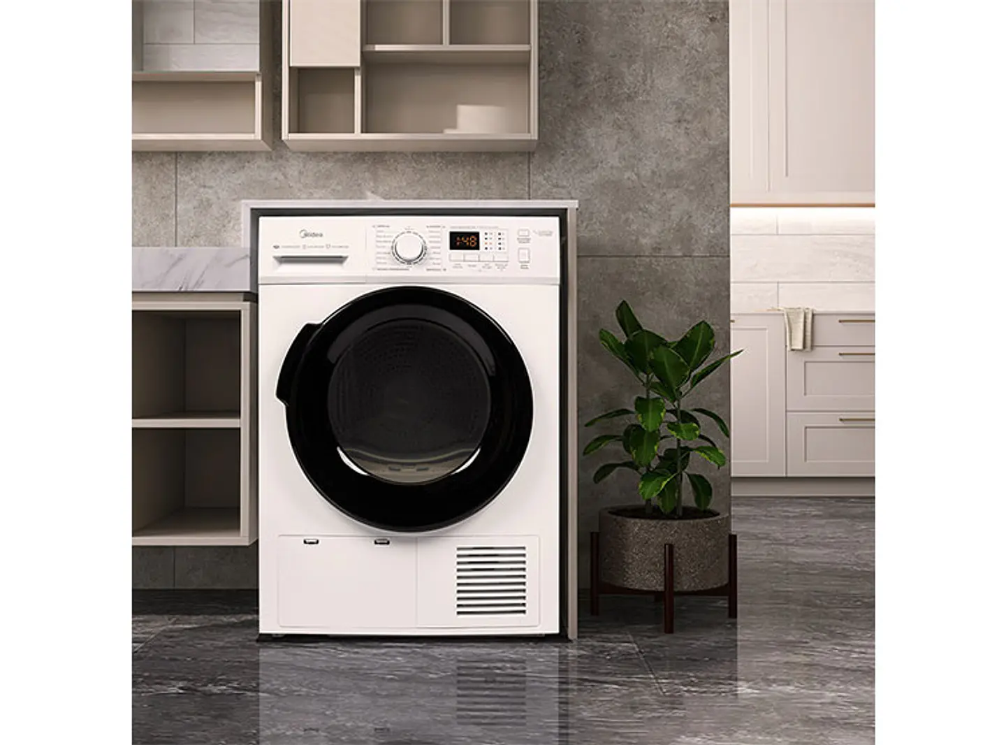 SECADORA DE ROPA POR CONDENSACION MIDEA MSC-90B08E 9KG BLANCO 6