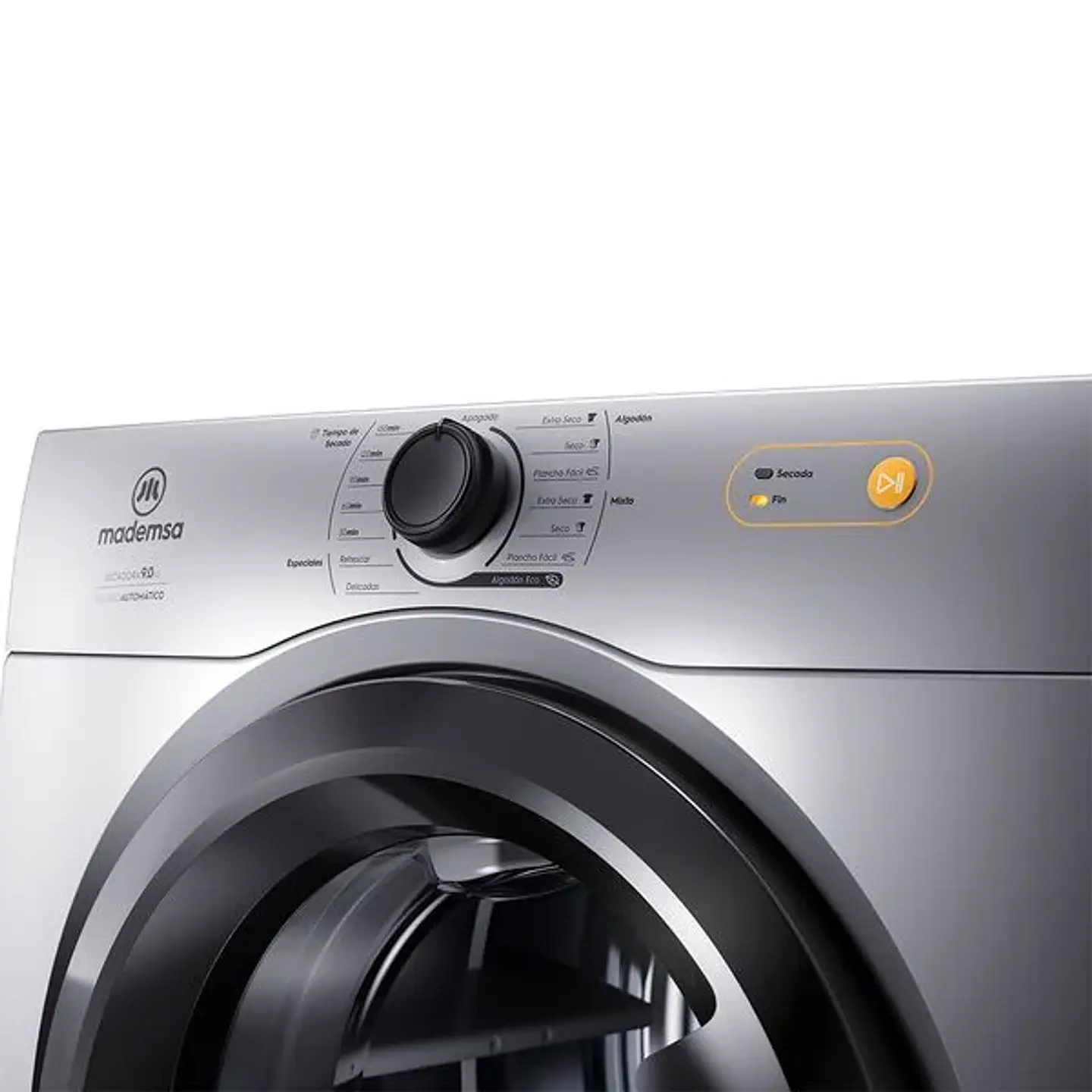 SECADOR ROPA MADEMSA 9KG SECADO AUTOMÁTICO 9D BZG GRIS 2