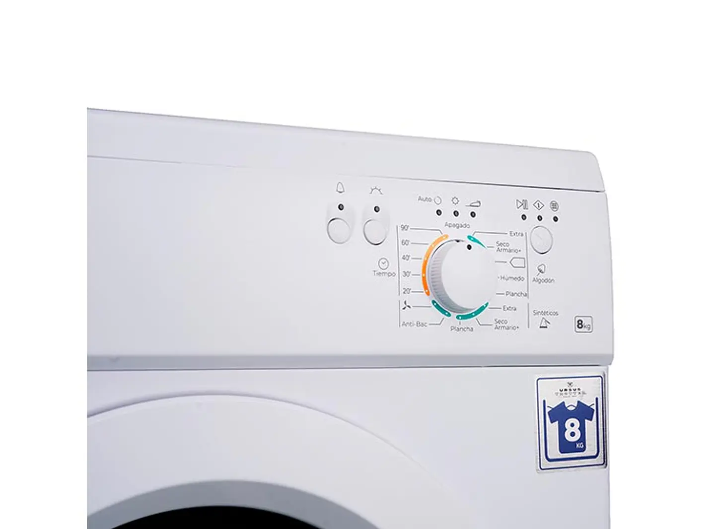 SECADORA DE ROPA POR VENTILACIÓN URSUS TROTTER UT VENT G8K-15P 8KG BLANCO 3