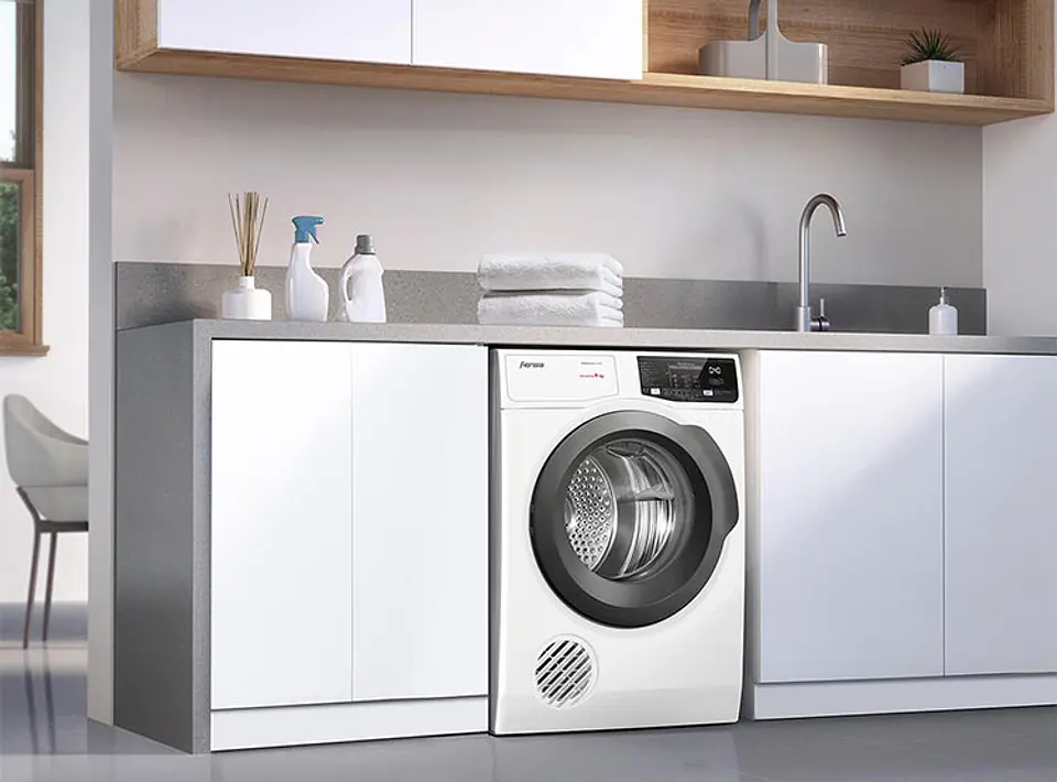 SECADORA DE ROPA POR VENTILACIÓN FENSA PREMUM CARE 9D 9KG BLANCO 6