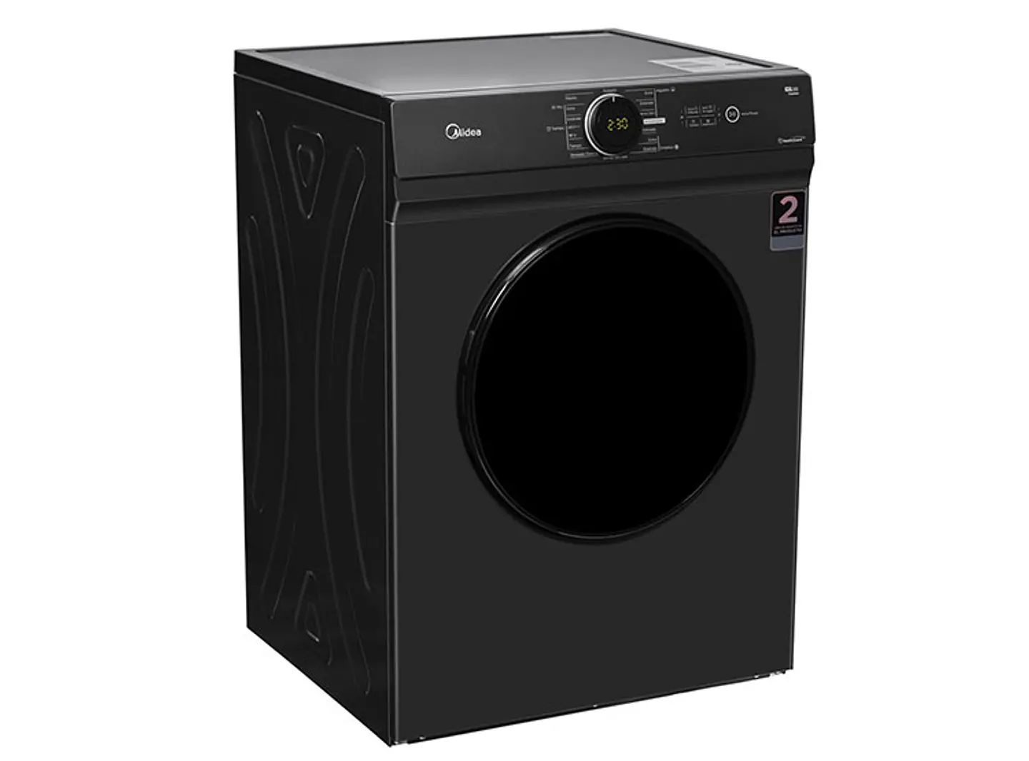 SECADORA DE ROPA POR VENTILACIÓN MIDEA MD100A100 10KG TITANIO 1